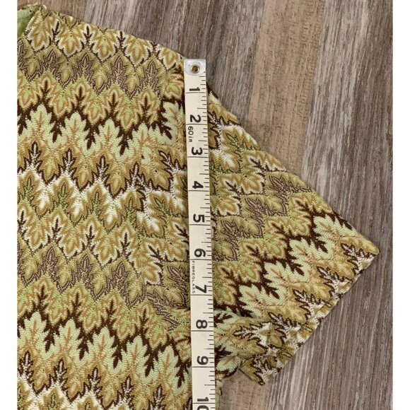 Alfred Dunner Womens Zigzag Pattern Short Sleeve Knit Top Lined Multicolor Sz XL - Picture 13 of 14